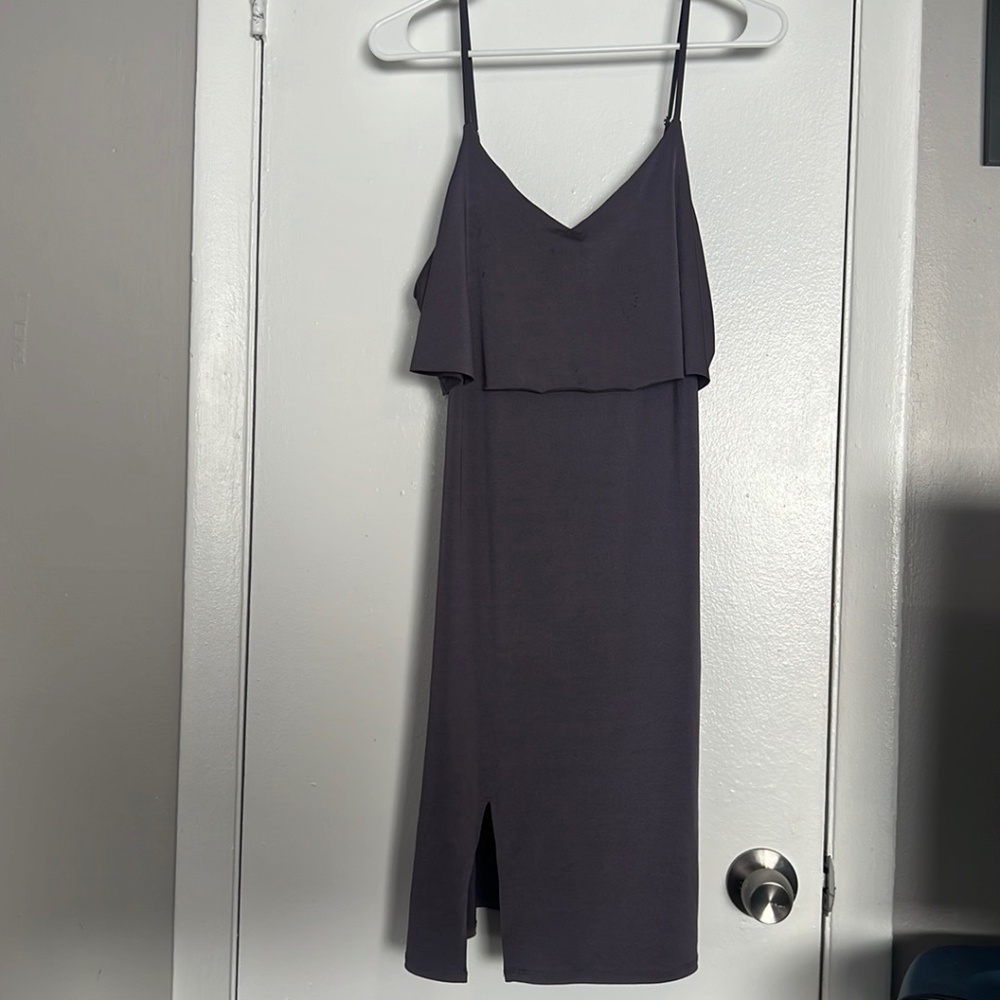 ACTIVE USA Purple Slit Mini Dress